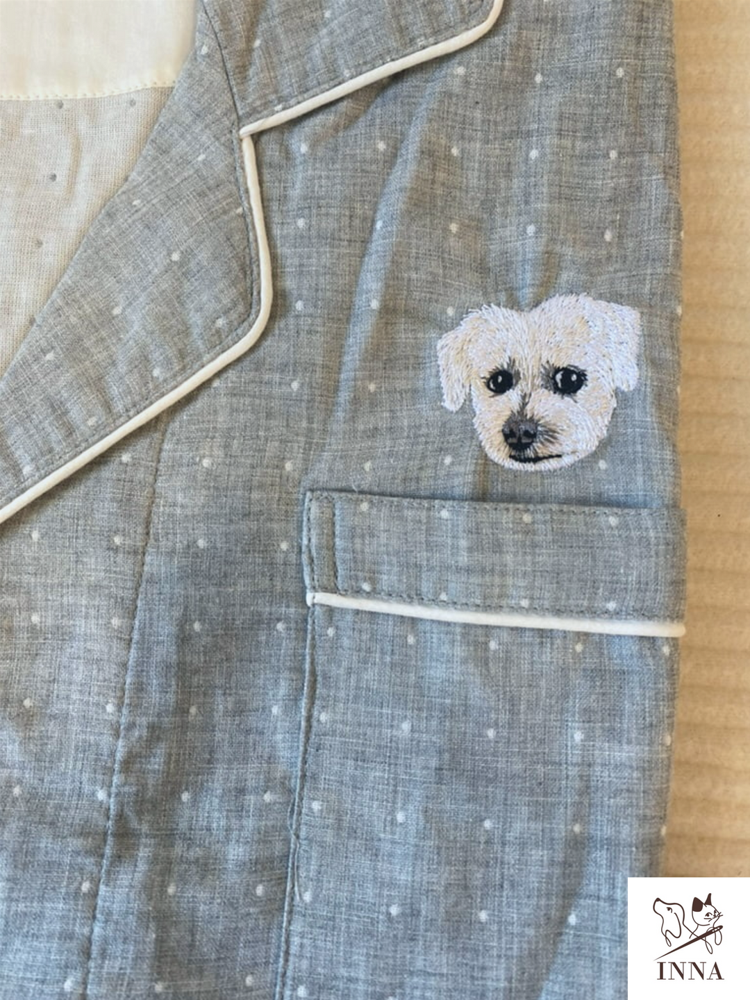 Pajamas|Cotton and linen short-sleeved pajamas