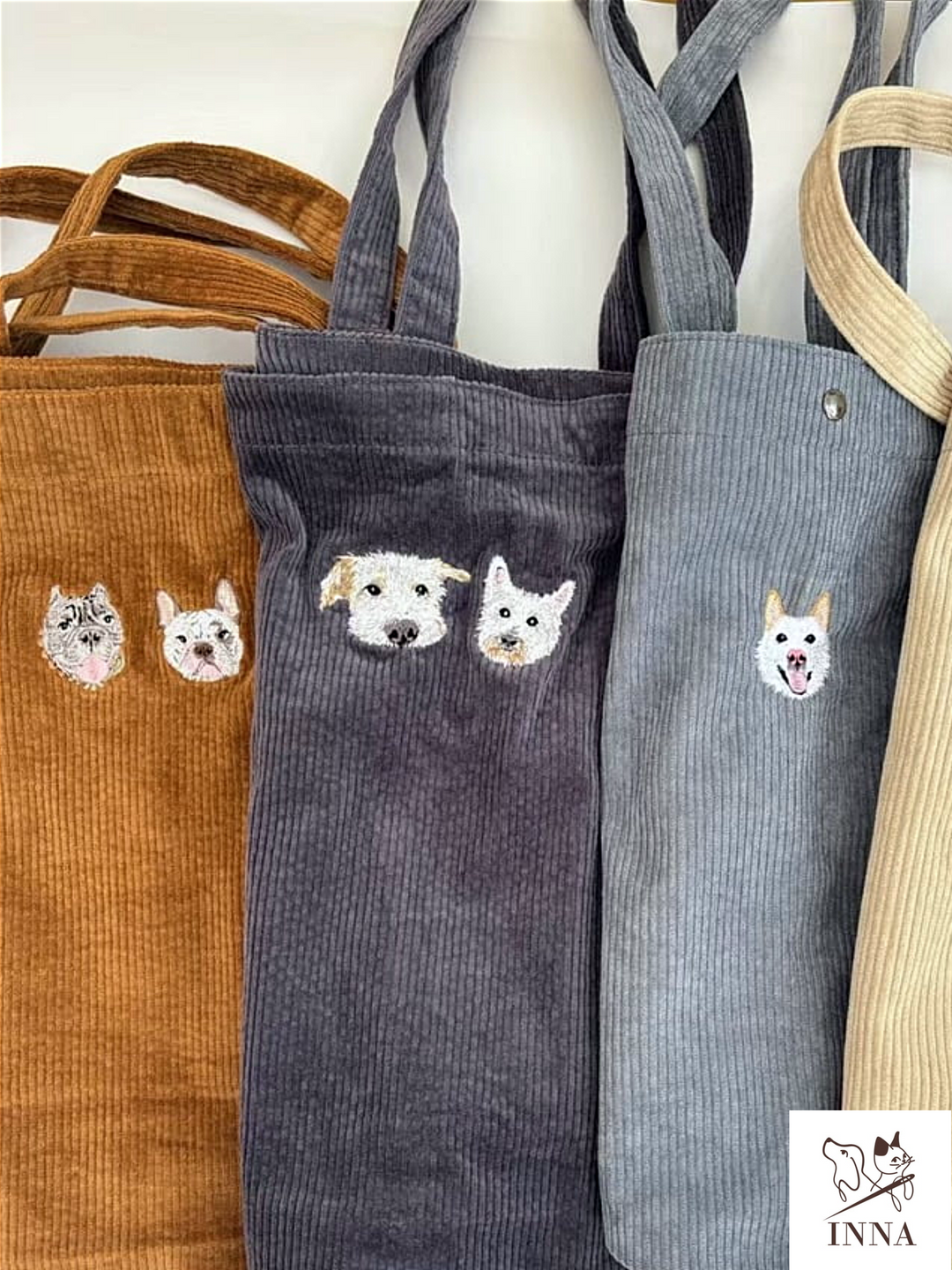 Bags|Corduroy canvas bags
