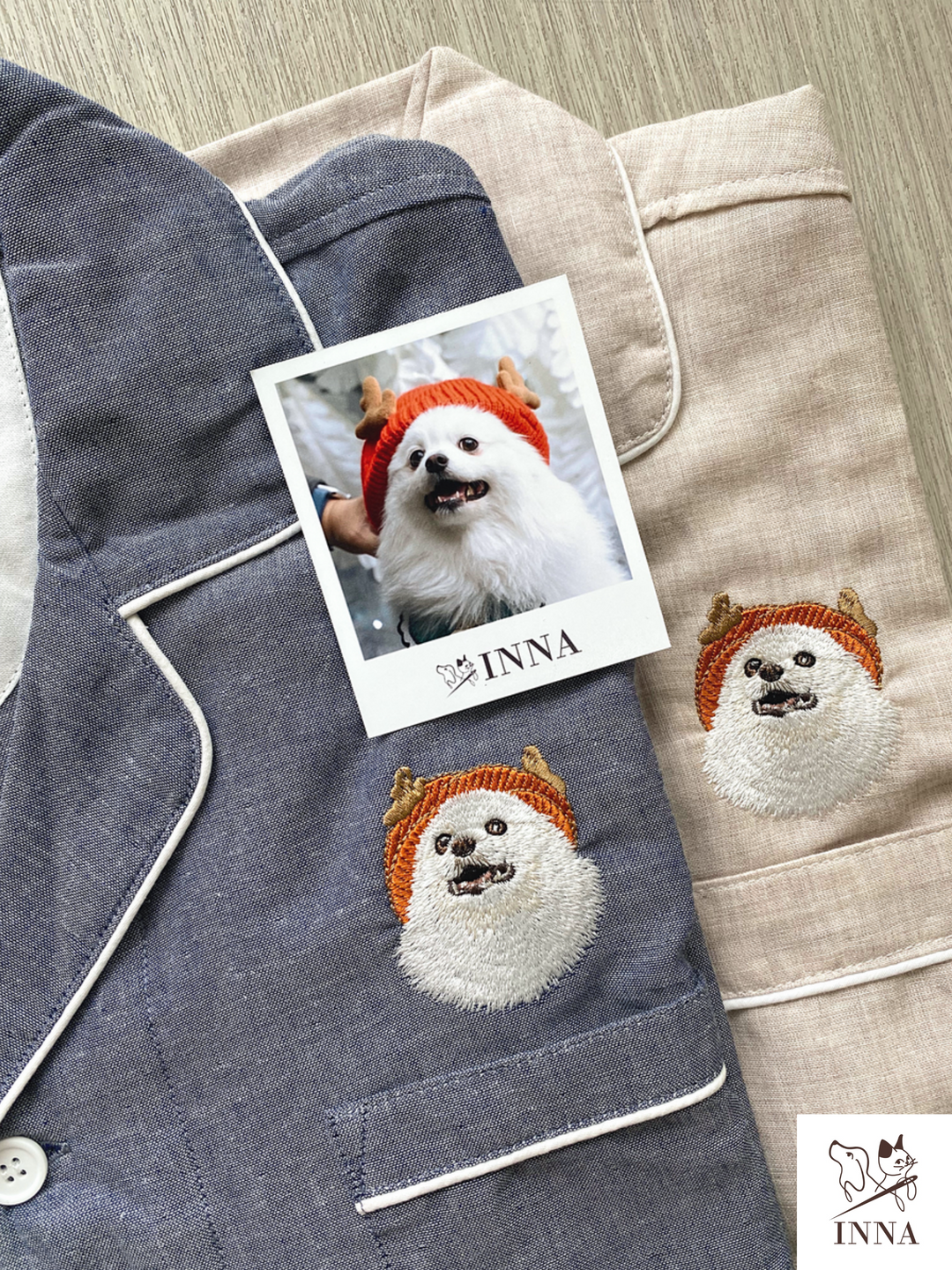 Pajamas|Cotton and linen short-sleeved pajamas