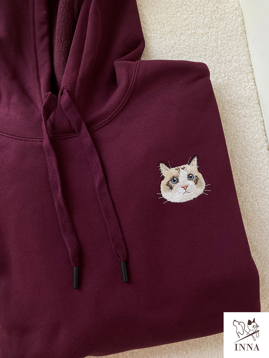 長袖上衣｜鋪棉帽Ｔ